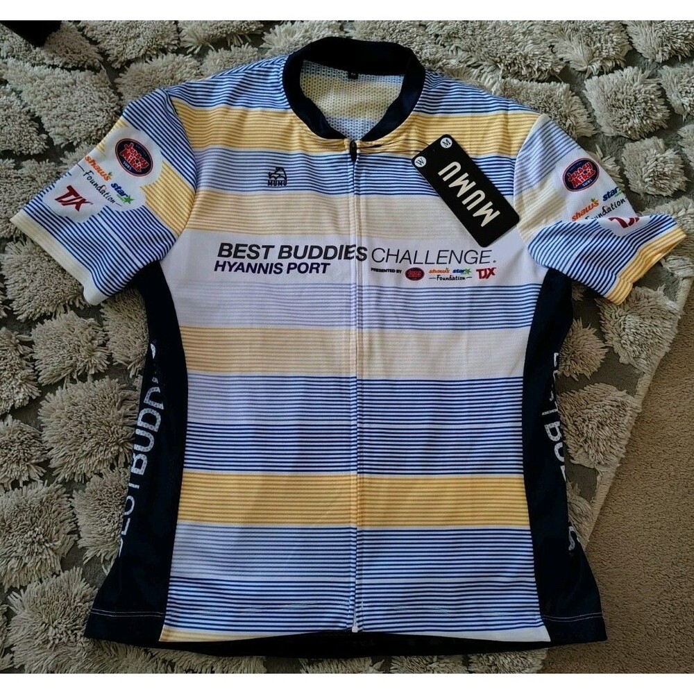 Mumu Cycling Shirt M Best Buddies Challenge Hyannis Port New With Tag